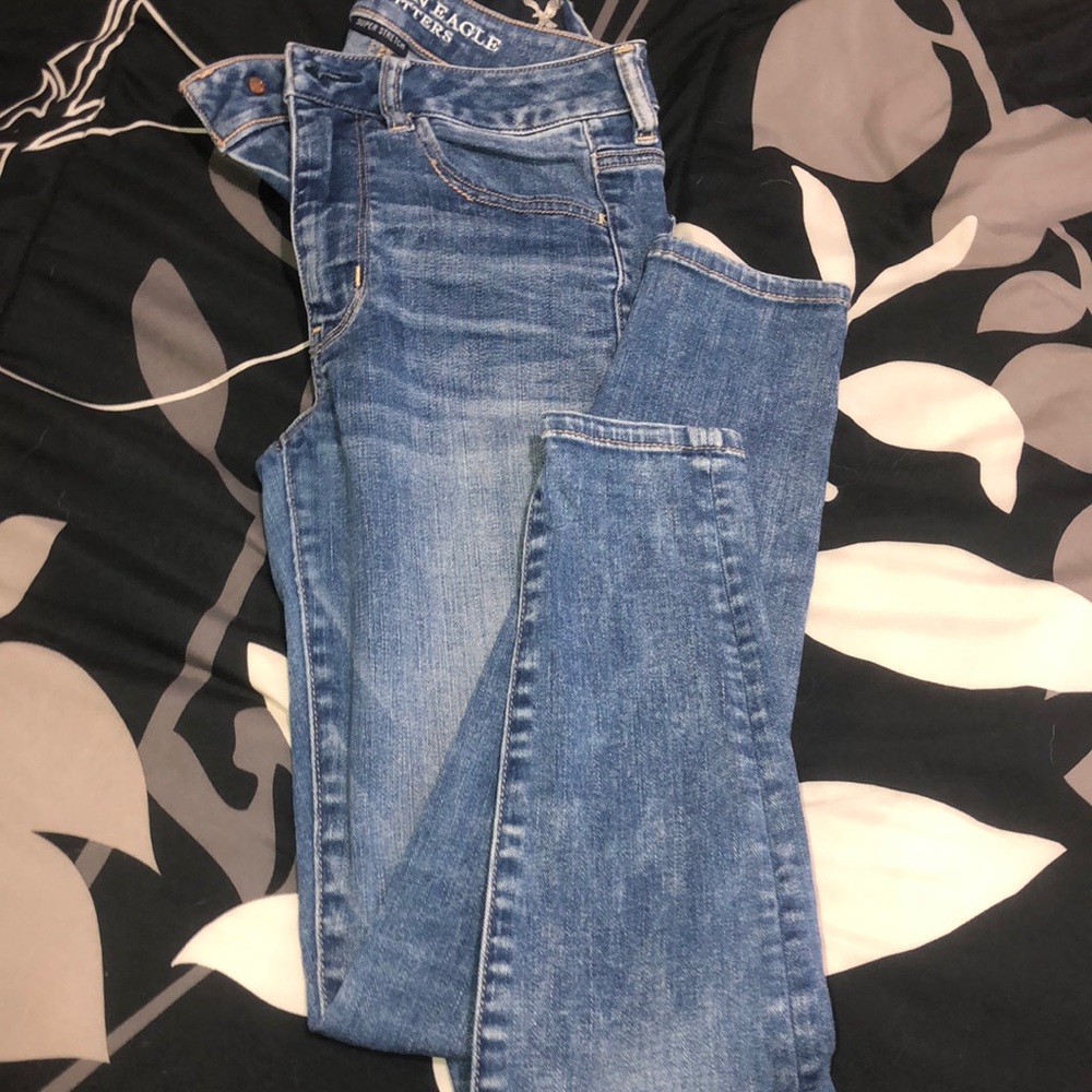 american eagle super stretch jeans